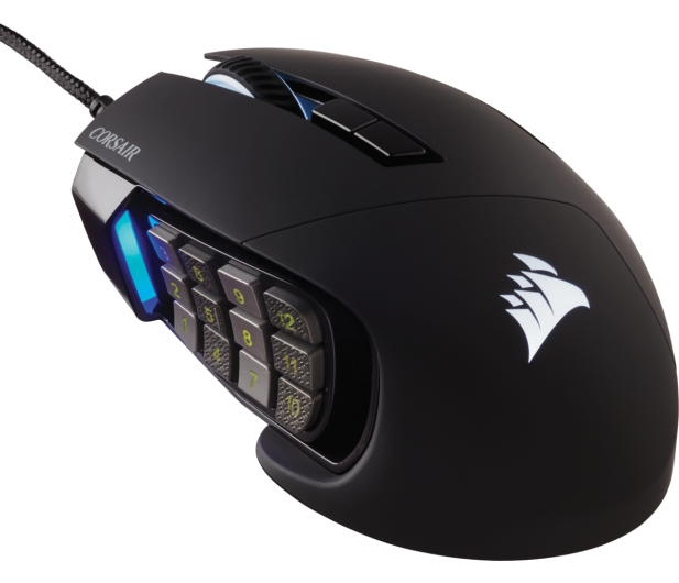 Corsair Scimitar Elite (RGB, czarna) - 543938 - zdjęcie 2